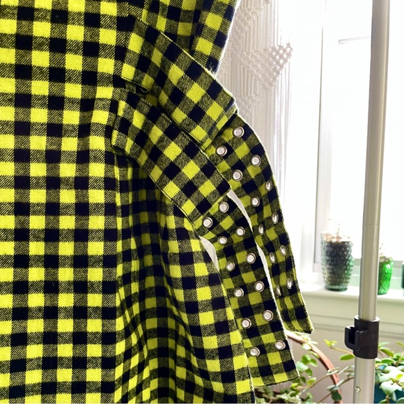 The Ragged Priest checked zip through shirt dress - Picture 6 of 10